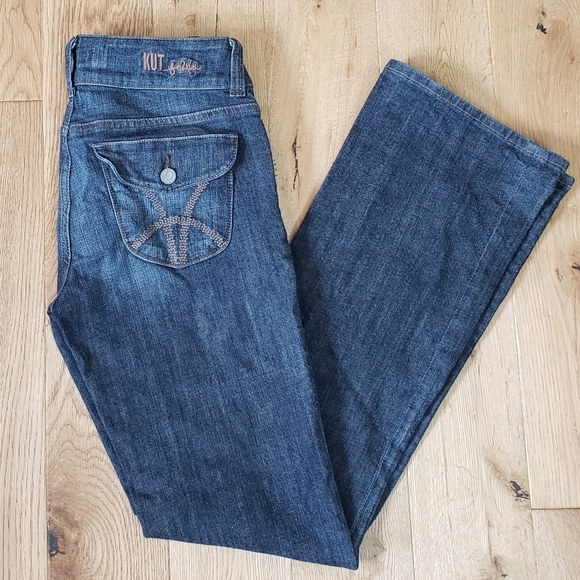 Kut from the Kloth Dark Blue Boot Cut Jeans - Picture 13 of 13